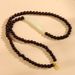 Natural Small Leaf Red Sandalwood Hetian Jade Three Ring Bracelet Wooden Cultural Toy Buddha Beads Plate Playing Hand_ipsvogv.com