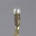 Sanjie's New Artificial ABS Pearl Ring Inlaid With 14k Silver Jewelry_ipsvogv.com