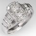 Cao Shi's Wedding Jewelry Fashion Engagement Proposal Diamond Women's Simple Full Set T Square Zircon Ring_ipsvogv.com