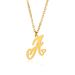 new A Z heart shaped hollow English letter necklace female creative stainless steel love pendant necklace_ipsvogv.com