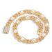 Unisex Hip Hop 15mm Pearl Cuban Chain Personality Popular Niche Hip Hop Necklace Men's Creative Accessories_ipsvogv.com