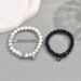 Fashionable OL style pure handmade woven for couples, personalized natural stone crown magnetic design bracelet_ipsvogv.com