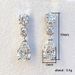 Cao Shi's Small Fresh Classic Droplet Earrings with Light Micro Pear Shaped Zircon Bridal Style Earrings for Women_ipsvogv.com