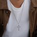Men's Jewelry Cross Pendant Necklace Steel Fashion Accessories_ipsvogv.com