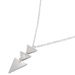 Trendy Accessories, Long Chain, Metal Smooth Triangular Integrated Pendant, Necklace, Simple Accessory_ipsvogv.com