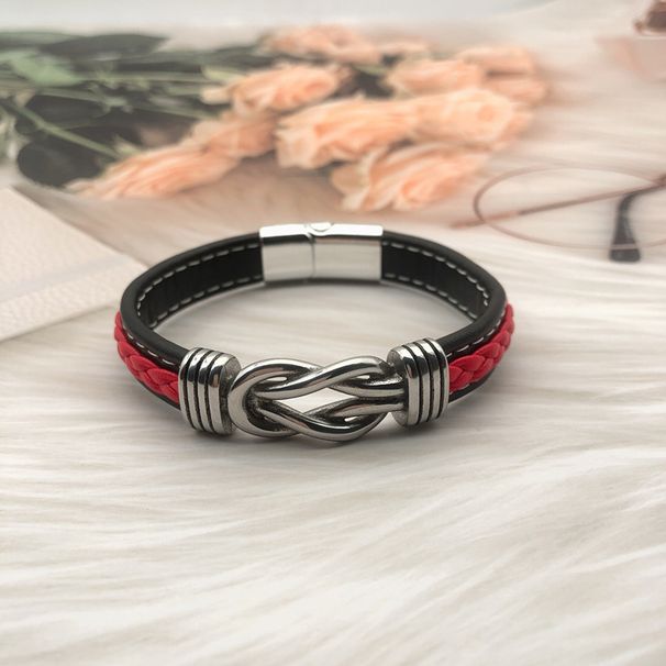 Hot Selling Men's Leather With Laser Engraving Yiwu Bracelet_ipsvogv.com