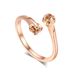 Classic jewelry, fashionable open ring, zircon platinum plated women's jewelry 5 colors optional_ipsvogv.com