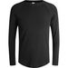 Men's Clothing Long-Sleeved Sports T-Shirt Cotton Training Suit Casual Thin Top Running Fitness Bottom_ipsvogv.com