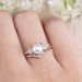 High Beauty Women's Ice Queen Big Pearl Design Luxury Jewelry Pair Ring_ipsvogv.com
