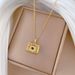 【 Titanium Steel 】 Ancient Style Bag, Fashionable, Light Luxury, Gorgeous, Full Diamond Necklace, Women's Versatile_ipsvogv.com