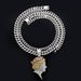Hip Hop Set Accessories Fashion Queen Avatar Necklace Layered Full Diamond Cuban Chain Pendant_ipsvogv.com