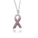 Hot Selling Care International Symbol Red Ribbon Diamond Necklace Choker Sweater Chain_ipsvogv.com