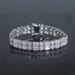 Men's Jewelry Round Square Zircon Hip Hop Couple Bracelet Fashion Trend Brand Hip Hop Jewelry_ipsvogv.com