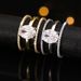 Cao Shi's Four Claw Inlaid Ring, Three Sets Of Light Luxury Design Jewelry, Elliptical Zircon Ring For Women_ipsvogv.com