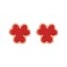 Women's Jewelry Ferris Wheel Original S925 Sterling Silver Jewelry Five Flower Clover Bracelet All Match High Grade Red Agate_ipsvogv.com
