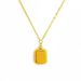 Sugar Chocolate Necklace With Gold Envelope, Unique Design, Sensible Chain, Versatile Instagram Hip Hop Square Photo_ipsvogv.com