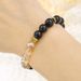 Best Selling Natural Stone Jewelry For Men And Women, Black Agate Faceted Crystal Bracelet Combination Stacking Bracelet For Men_ipsvogv.com