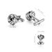 New Silver Twisted Cufflinks Set French Fashion Metal Cufflinks Hot Sales Cufflink_ipsvogv.com