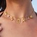 Women's Jewelry Stainless Steel 26 Letters Natural Pearl Shell Necklace Beach Ocean Style Clavicle Chain_ipsvogv.com