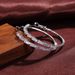 Cao Shi's new exaggerated accessories are fashionable, simple and gold women's Zircon Earrings and large earrings_ipsvogv.com