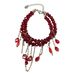 Sweet, Cool, Spic Girl Red Crstal Tassel Bracelet For Women, With A Niche Design And Beaded Luxur, Versatile_ipsvogv.com