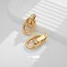 Niche design copper plated real gold earrings high end female temperament simple ins earrings_ipsvogv.com