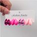 Wholesale Jewelry Ig Style Classic Style Water Droplets Arylic Plating Ear Studs_ipsvogv.com