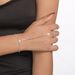 B1 Simple Internet Celebrity Girl Fashion Handmade French Niche Claw Chain Water Diamond Charm Integrated Bracelet Ring_ipsvogv.com