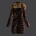 Women's Clothing Large size raccoon fur collar hood raccoon fur long cotton jacket Warm and thick cotton clothes _ipsvogv.com