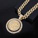 Unisex Diamond Studded Personalized Rotating Death Pendant Alloy Hip Hop Style Jewelry Can Rotate St. Jude Necklace_ipsvogv.com