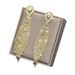 Women’s Jewelry Set Fashion Temperament Retro Jewelry Fashionable Bride Versatile Earrings Inlaid Diamond Tassel Earrings_ipsvogv.com
