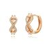 Women's Jewelry Copper Fashionable All Match 8 Shaped Zircon Earrings_ipsvogv.com