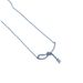 New Fashion Light Luxury Simple Elegant Inlaid Super Shiny Zircon Aurora Ribbon Knot Small Sugar Cube Clavicle Chain_ipsvogv.com