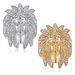 New Hip-Hop Titanium Steel Gold-Plated Diamond-Studded Indian Chief Men's Ring_ipsvogv.com
