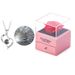 Women’s Jewelry Set Fashion hot selling rose necklace gift box Valentine's Day gift jewelry box acrylic drawer flower box_ipsvogv.com