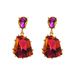 Fashionable Bohemian Style With Fashionable Temperament, Versatile And Irregular Geometric Earrings, Transparent Resin_ipsvogv.com