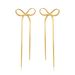 Tassel bow earrings for women, niche high end earrings, long tassel earrings, butterfly_ipsvogv.com