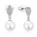 Zircon Sterg Sier 10mm Pearl Earrings Female Jewelry_ipsvogv.com