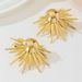 Exaggerated Jewelry Irregular Geometric Metal Stud Personality Creative Earrings For Women_ipsvogv.com