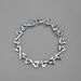 Geometric Z Letter Bracelet Cuban Titanium Steel Non-Fading Hip-Hop Trendy Couple Gift For Boyfriend_ipsvogv.com