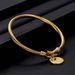 Popular titanium steel round 10MM horseshoe buckle bracelet Stainless steel for men and women_ipsvogv.com