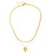 INS Stle Luxur Double-laer Chain Heart-shaped Pendant For Women's Fashion, Genuine Gold Plated Stainless Steel_ipsvogv.com