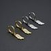Women’s Jewelry Set Fashion Popular Diamond CZ Zircon Feather Female Earrings Gold And Silver Female Earrings Fresh Color Preserving Earrings_ipsvogv.com