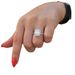 new 3.5-carat Simulated Zircon Rectangular Princess Ring, Fashionable Engagement Ring_ipsvogv.com