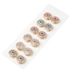 Women's strong magnetic buckle diamond double sided magnetic buckle silk scarf buckle jewelry Muslim brooch_ipsvogv.com