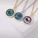 High Definition Personalized Eye Customized Genuine Gold Pendant Necklace For Women_ipsvogv.com