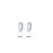 Ear Clasps Korean Version Simple Row Diamond Zircon Earrings Women's Small Fresh Round Small Ear Bone Nails_ipsvogv.com