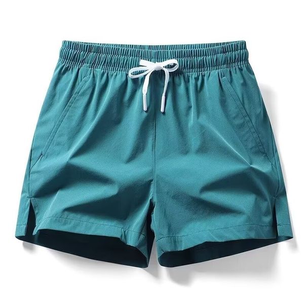 Men's Clothing Summer pants new style ice silk thin fashion casual loose drawstring three-quarter pants men's beach swimming large size shorts_ipsvogv.com