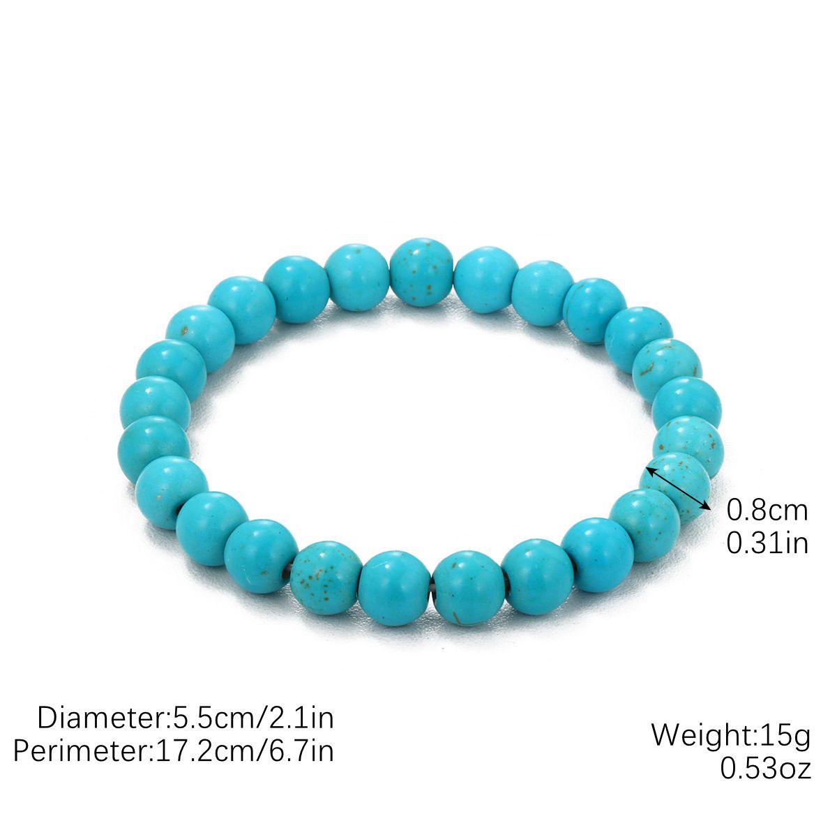 Beaded Women's Set Bohemian Ethnic Style Turquoise Bracelet_ipsvogv.com