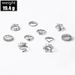 New Chain Metal Element Diamond Moon Butterfly Heart Snake Ring Set Of 10_ipsvogv.com